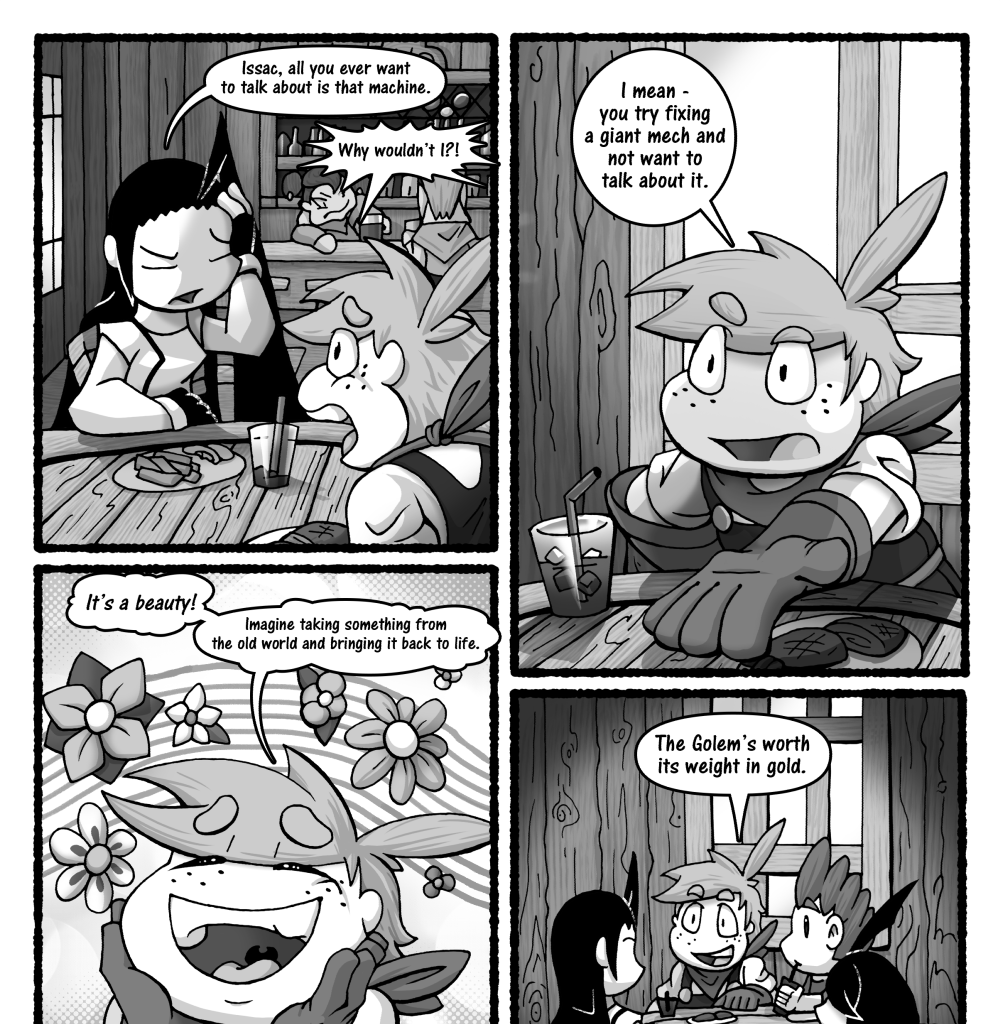 Skies Under Avalon - Episode 208, Page 1: Gear Heads part 3