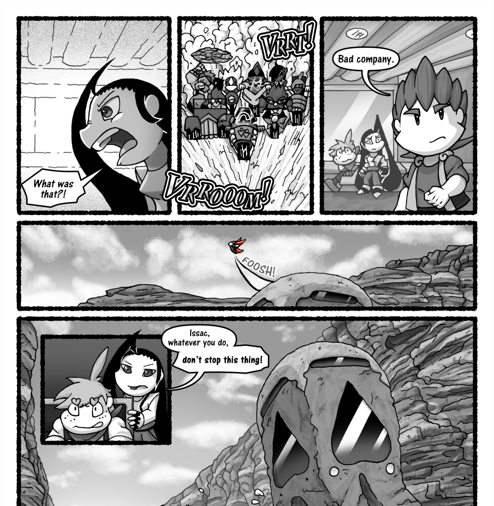 Skies Under Avalon - Episode 215, Page 1: Gear Heads part 10