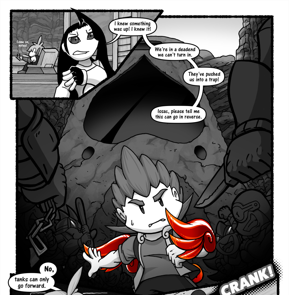 Skies Under Avalon - Episode 220, Page 1: Gear Heads part 15