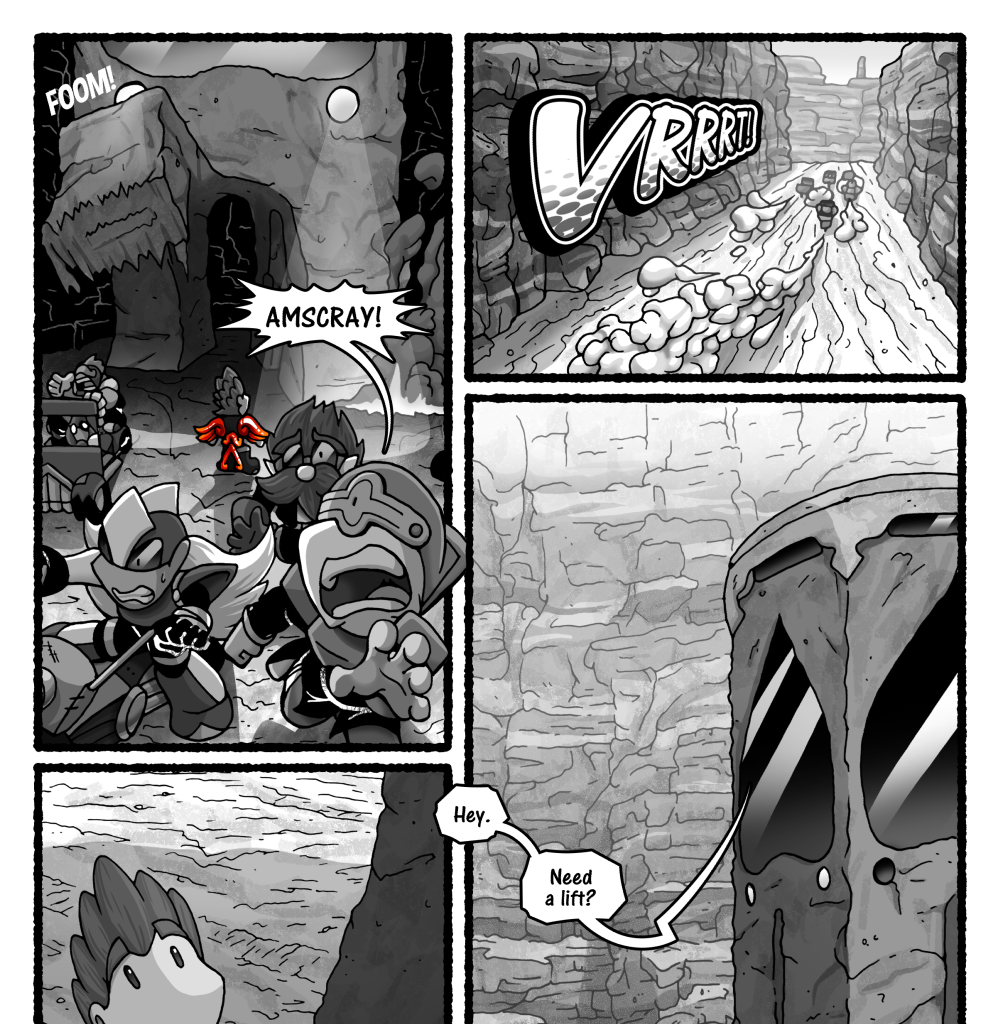 Skies Under Avalon - Episode 223, Page 1: Gear Heads part 17