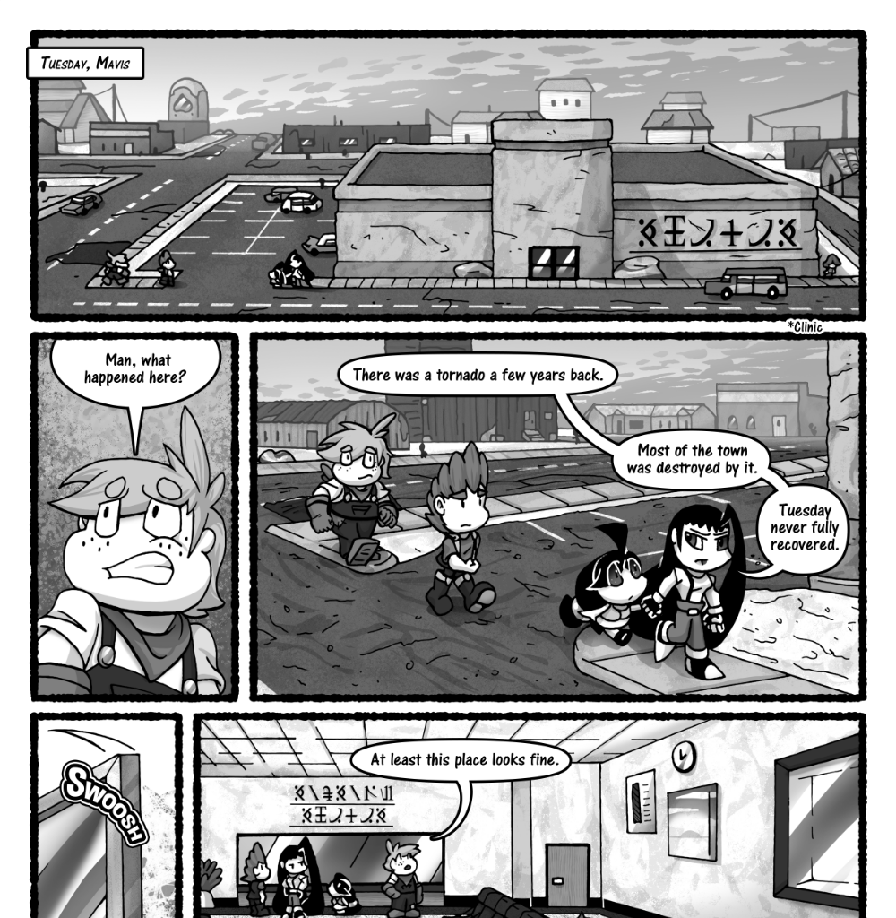 Skies Under Avalon - Episode 228, Page 1: A Day in Tuesday part 4