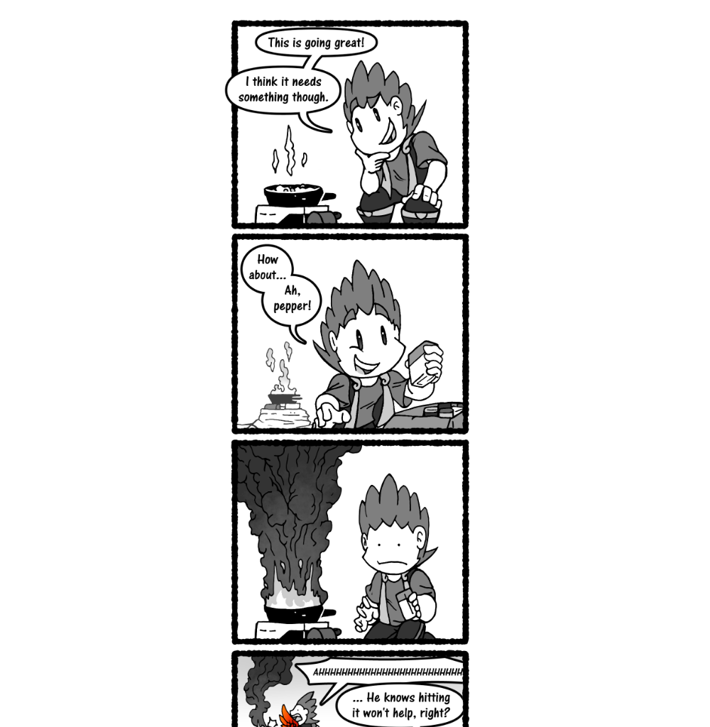 Skies Under Avalon - Episode 305, Page 1: BONUS_ Red Birds Can't Cook