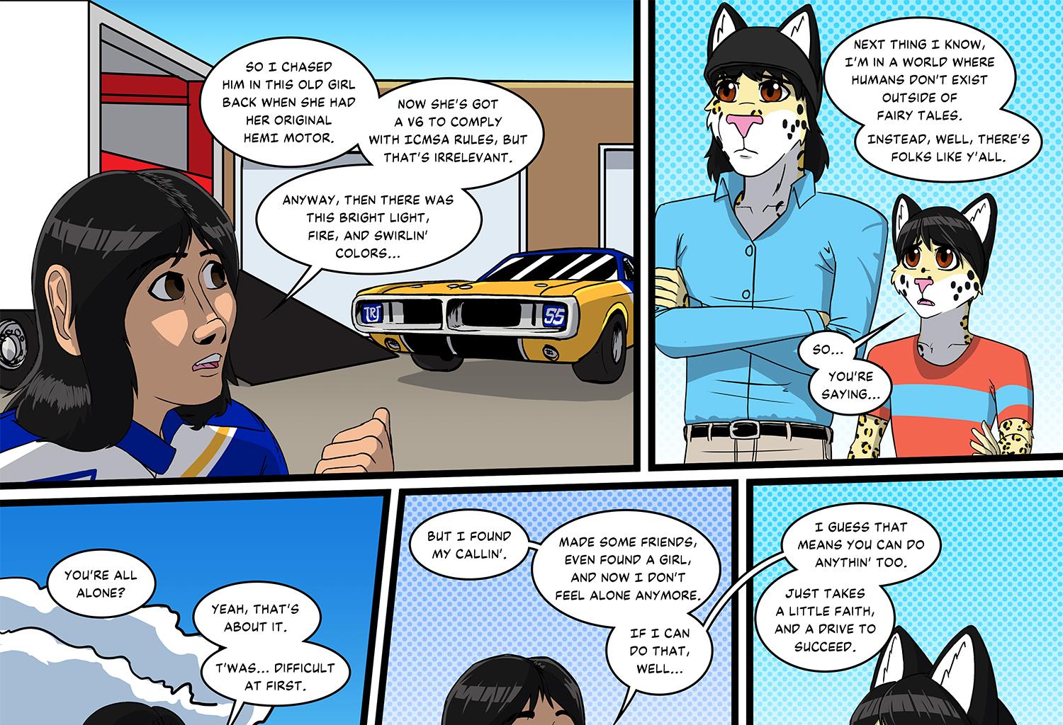 Fluffy 500 - Episode 174, Page 1:  Ch8-P39