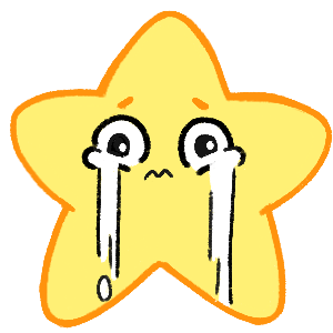 CRYING SAD STAR