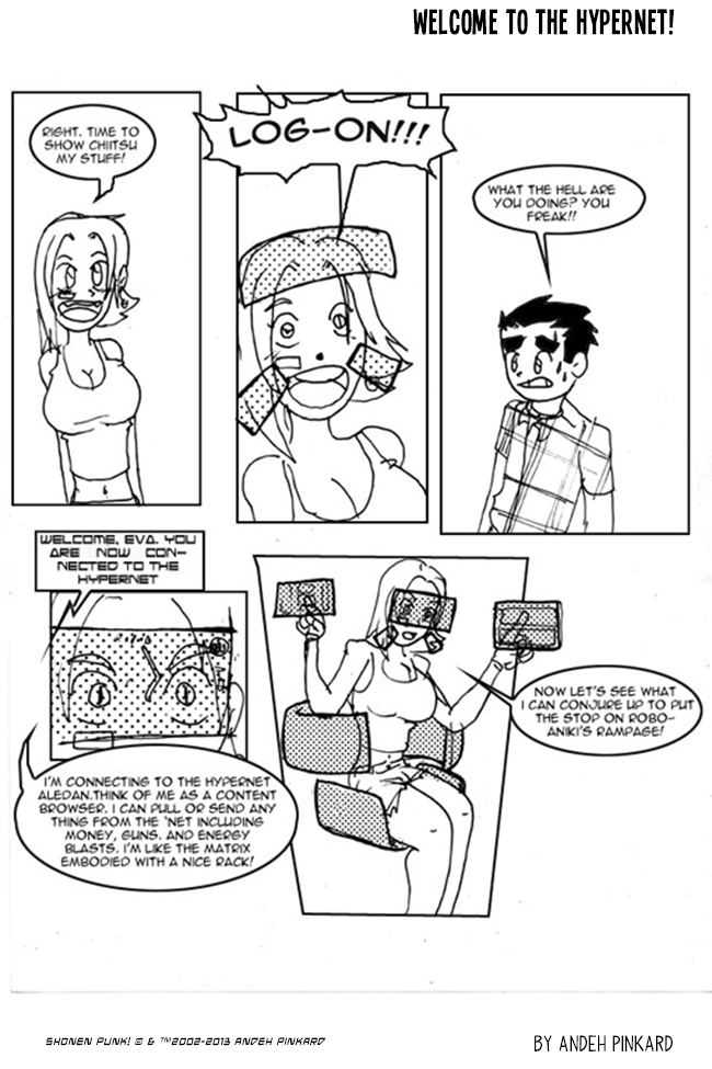 Shonen Punk! - Episode 27, Page 1: 026 Welcome to the hypernet