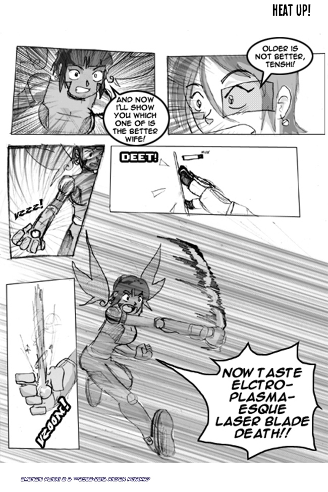 Shonen Punk! - Episode 85, Page 1: 083 Heat up!