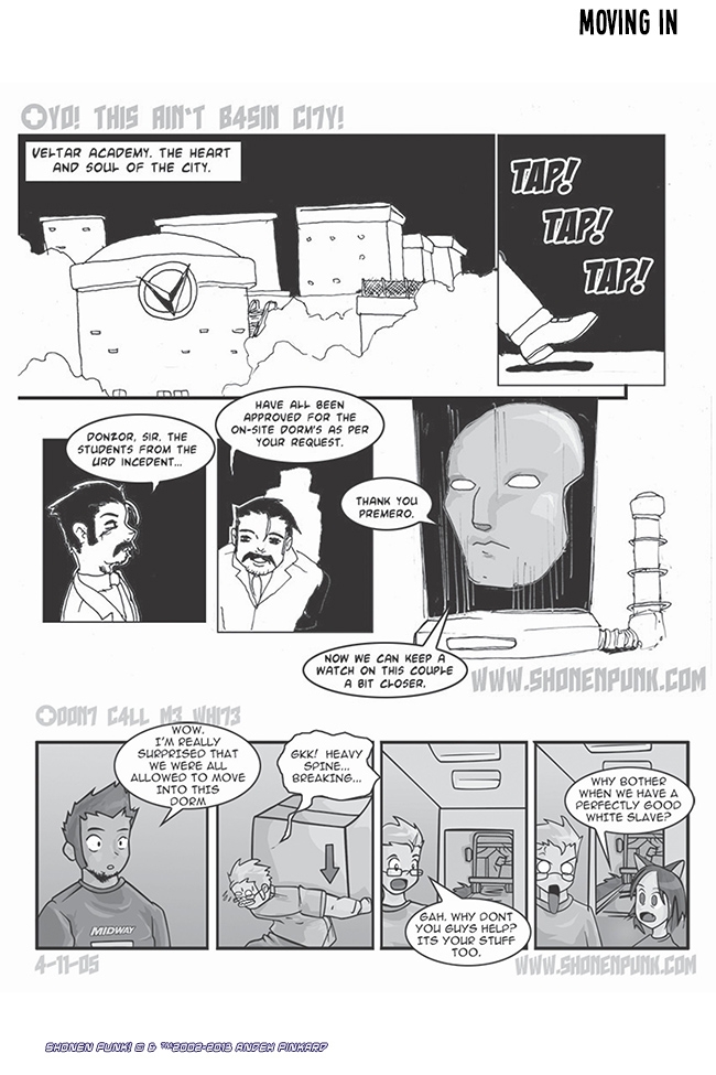 Shonen Punk! - Episode 103, Page 1: 101 Moving In