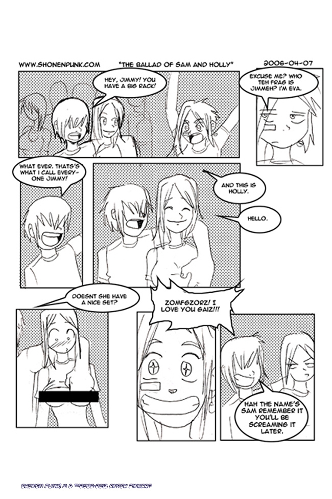 Shonen Punk! - Episode 137, Page 1: 134 The Ballad of Sam and Holly