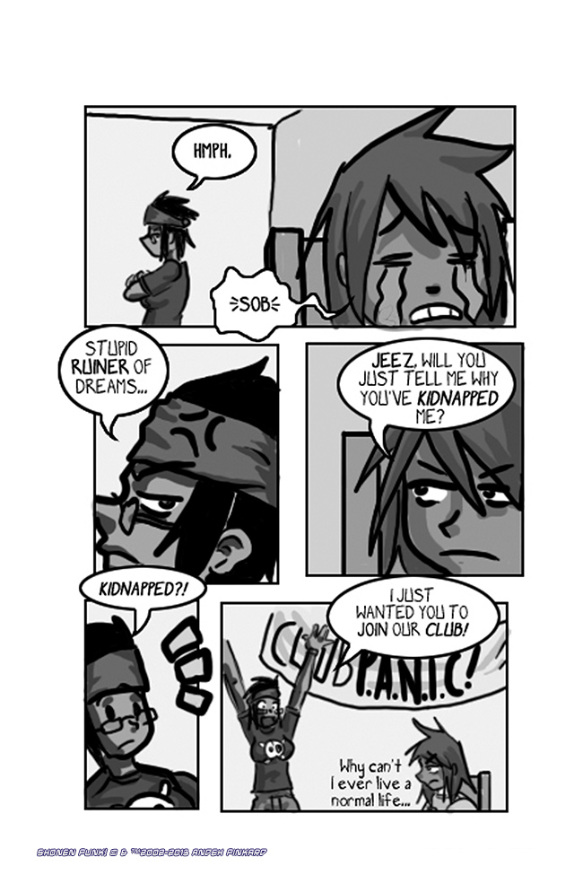 Shonen Punk! - Episode 242, Page 1: 241 Club Panic