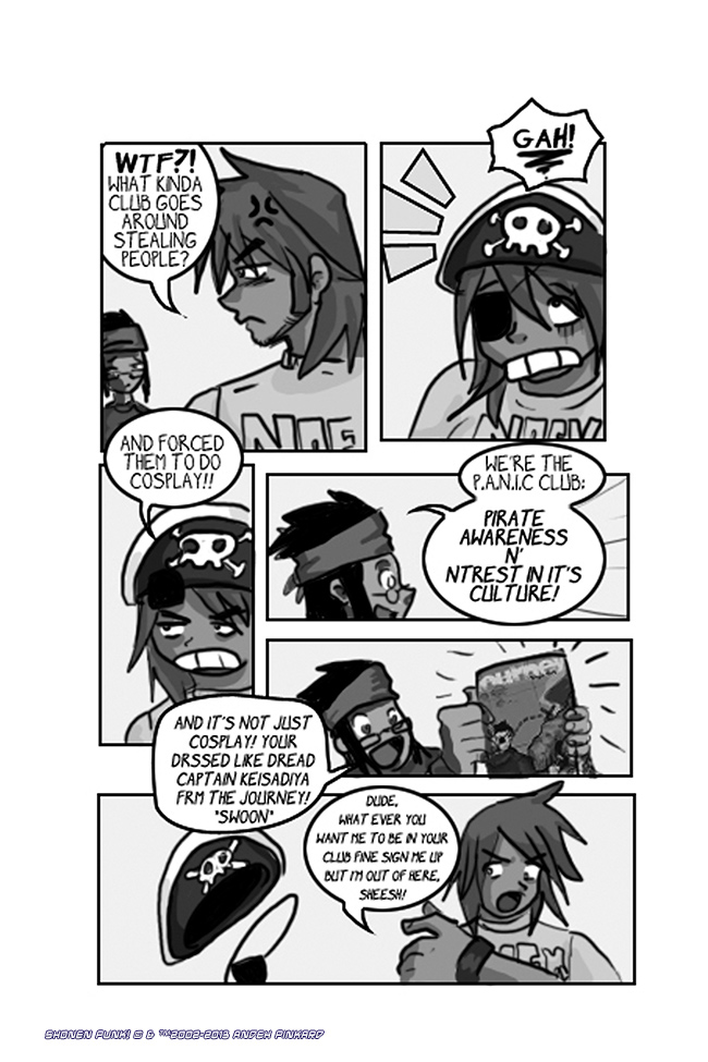 Shonen Punk! - Episode 243, Page 1: 242 Cosplay kidnappers