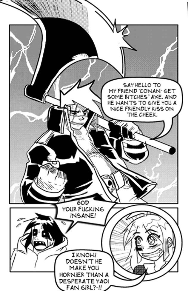 Shonen Punk! - Episode 381, Page 1: 378 a real AXE-Man