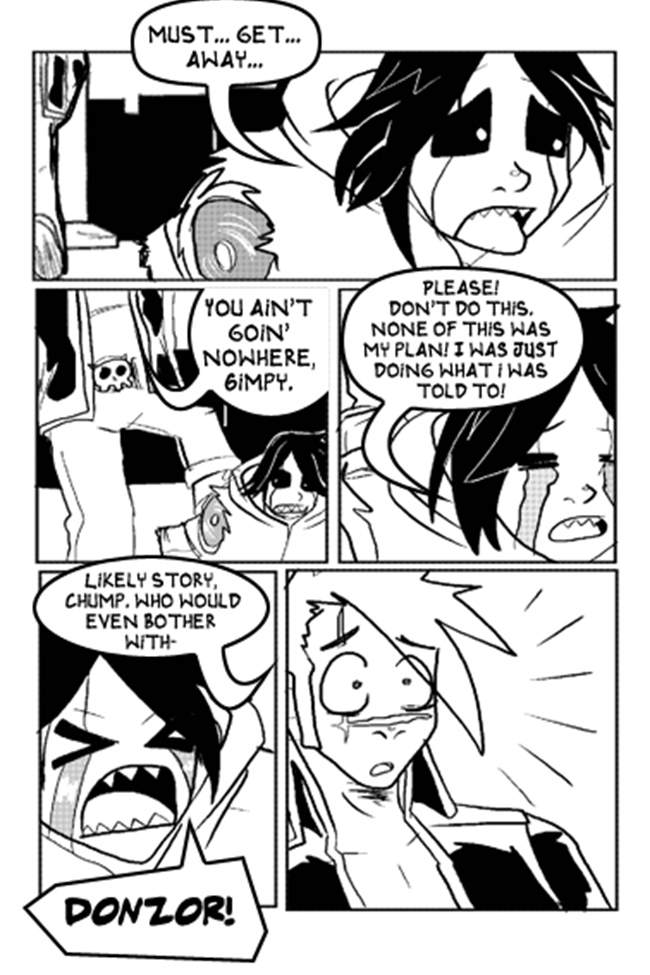 Shonen Punk! - Episode 412, Page 1: 409 Not So Fast Gimpy