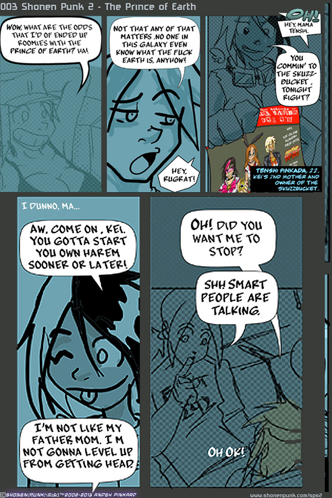 Shonen Punk! - Episode 423, Page 1: 419 The Prince of Earth