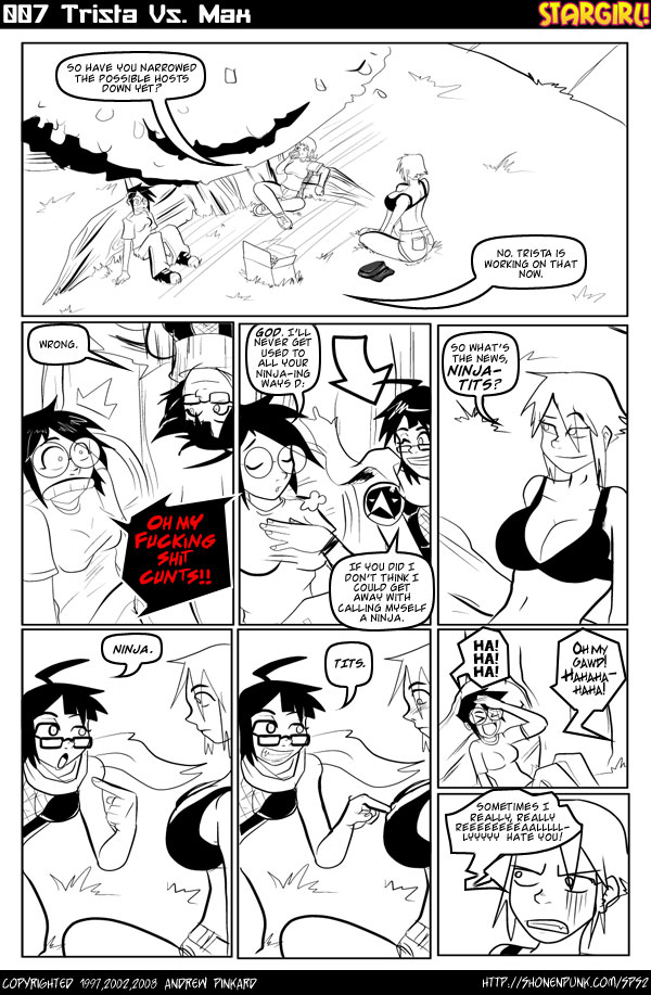 Shonen Punk! - Episode 448, Page 1: 444 Trista Vs Max