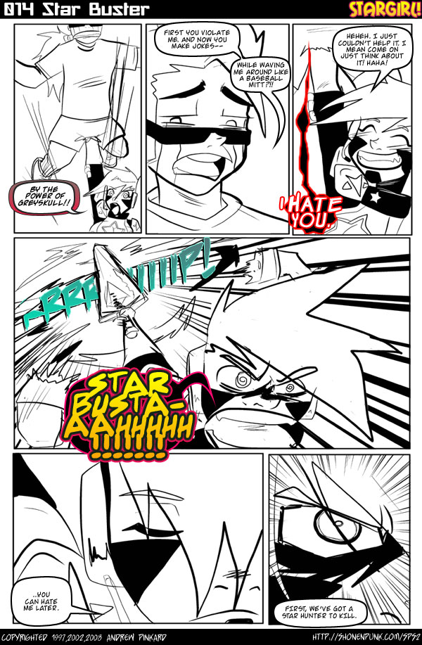 Shonen Punk! - Episode 455, Page 1: 451 Star Buster