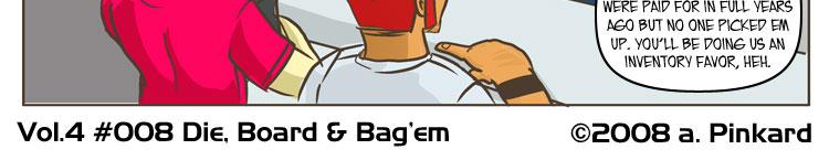 Shonen Punk! - Episode 465, Page 1: 460 Die, Board and bag 'em