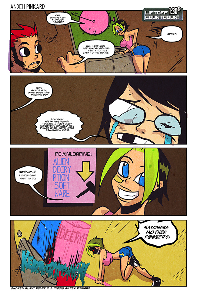 Shonen Punk! - Episode 733, Page 1: 717 sayonara!