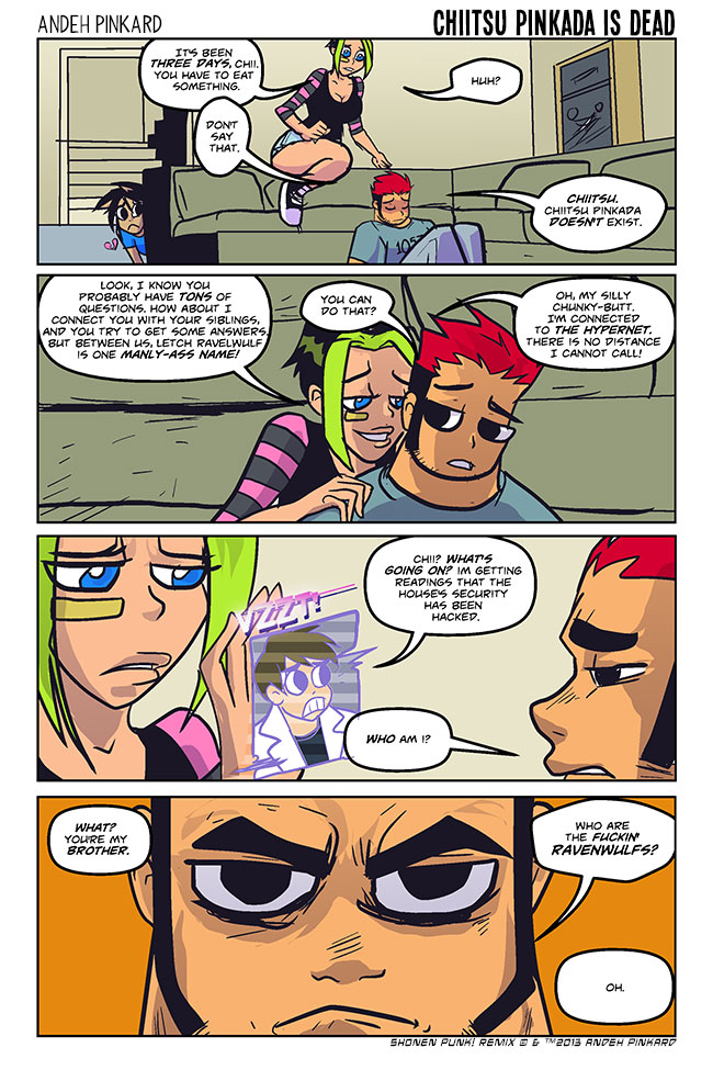 Shonen Punk! - Episode 750, Page 1: 733 Chiitsu Pinkada is dead