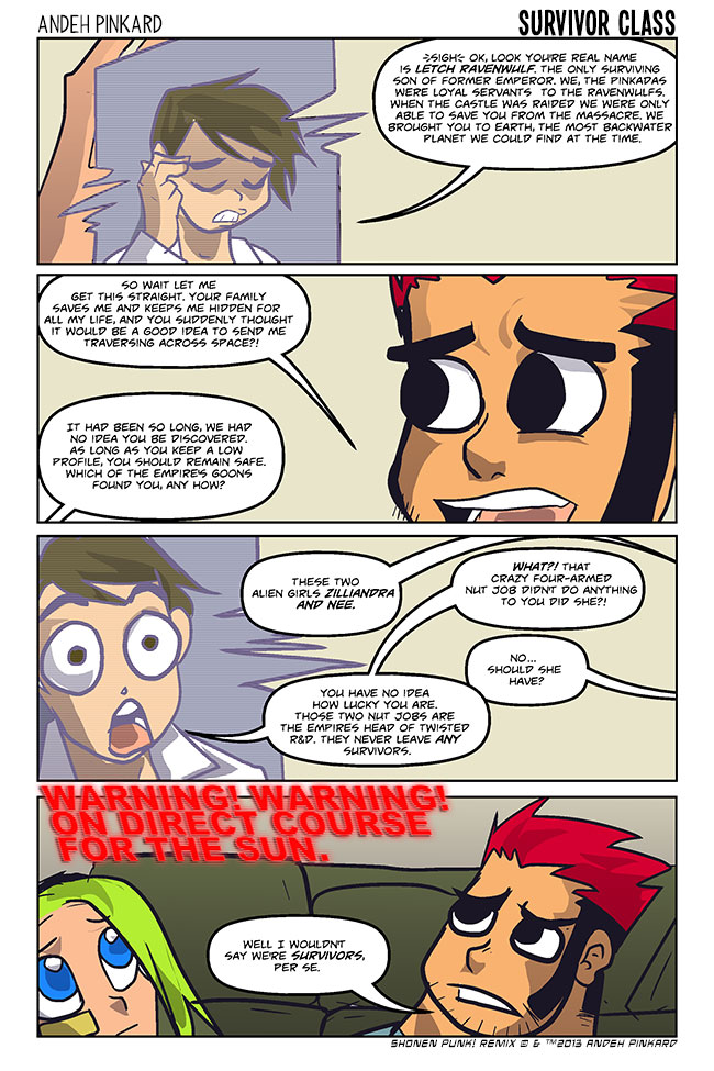 Shonen Punk! - Episode 751, Page 1: 734 survivor class