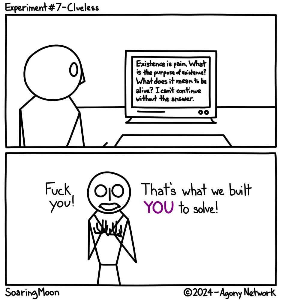 Agony Network - Episode 7, Page 1: Experiment #0007