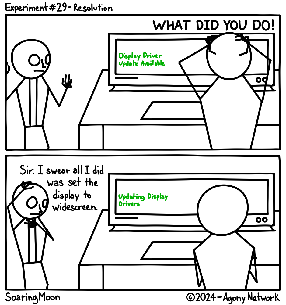 Agony Network - Episode 29, Page 1: Experiment #29 - Resolution