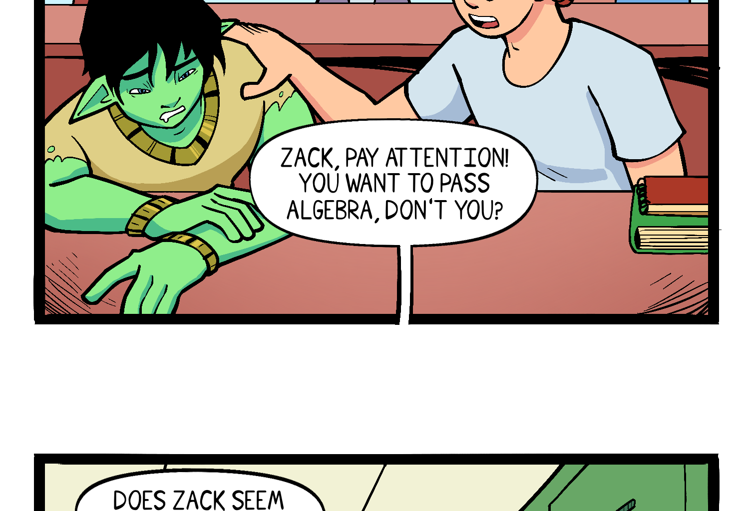 Gobbomancers! - Episode 34, Page 1: Taking Class in Another World