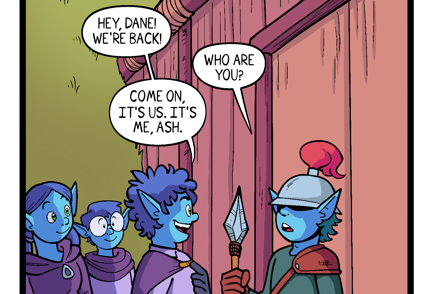 Gobbomancers! - Episode 35, Page 1: Home Sweet Home