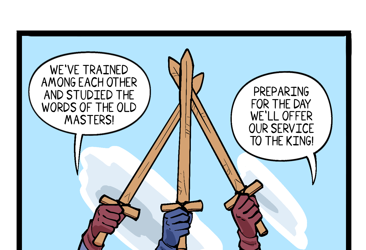 Gobbomancers! - Episode 38, Page 1: The Royal Knights
