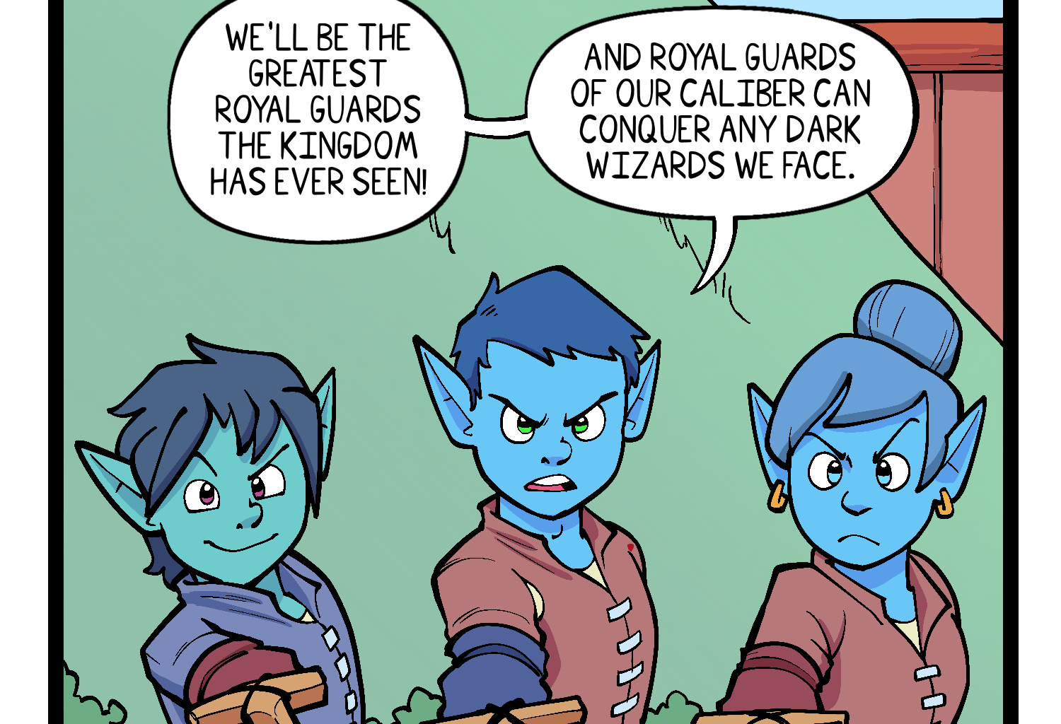 Gobbomancers! - Episode 38, Page 1: The Royal Knights