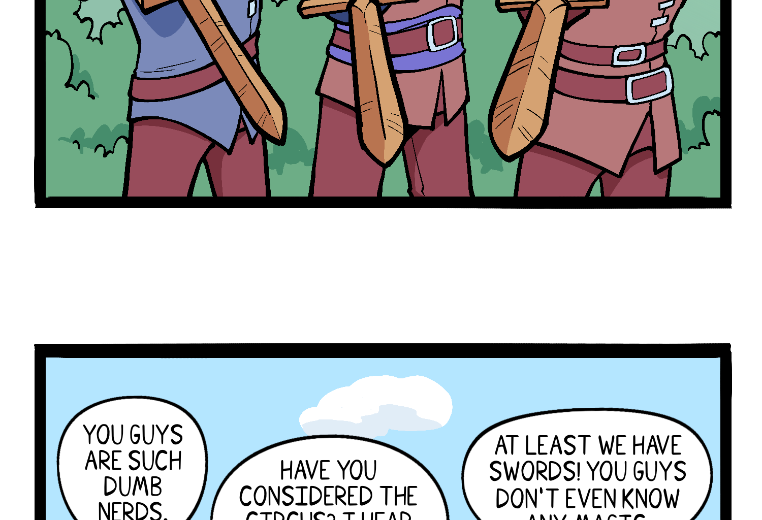 Gobbomancers! - Episode 38, Page 1: The Royal Knights