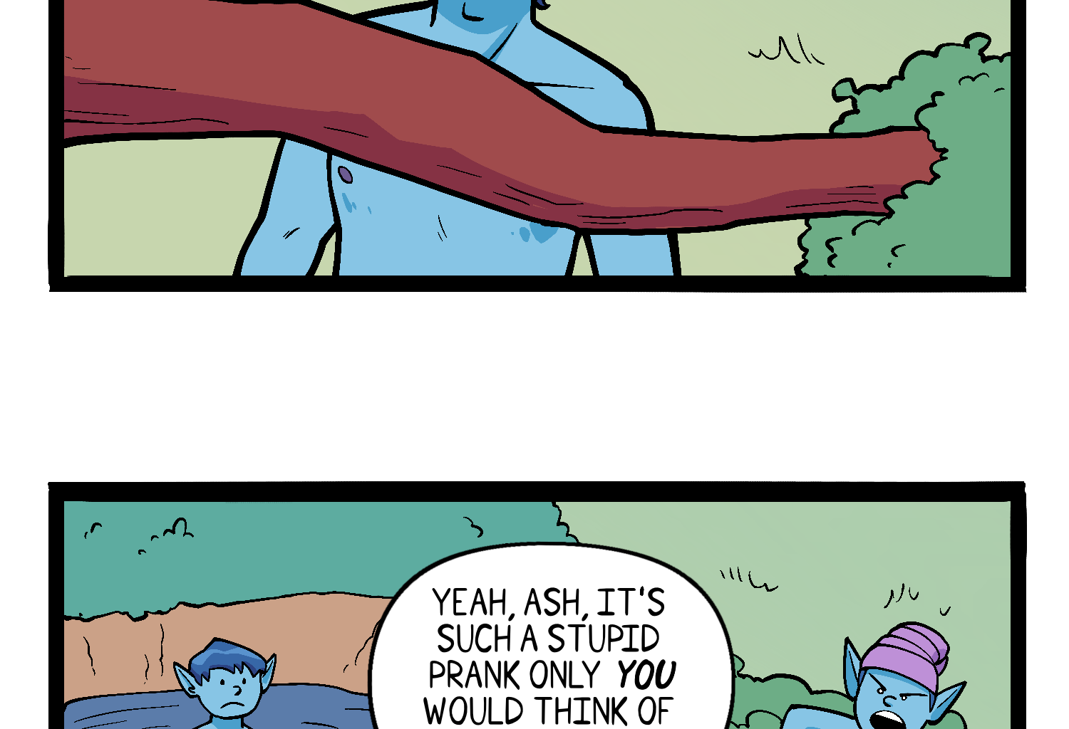 Gobbomancers! - Episode 39, Page 1: The Royal Prank