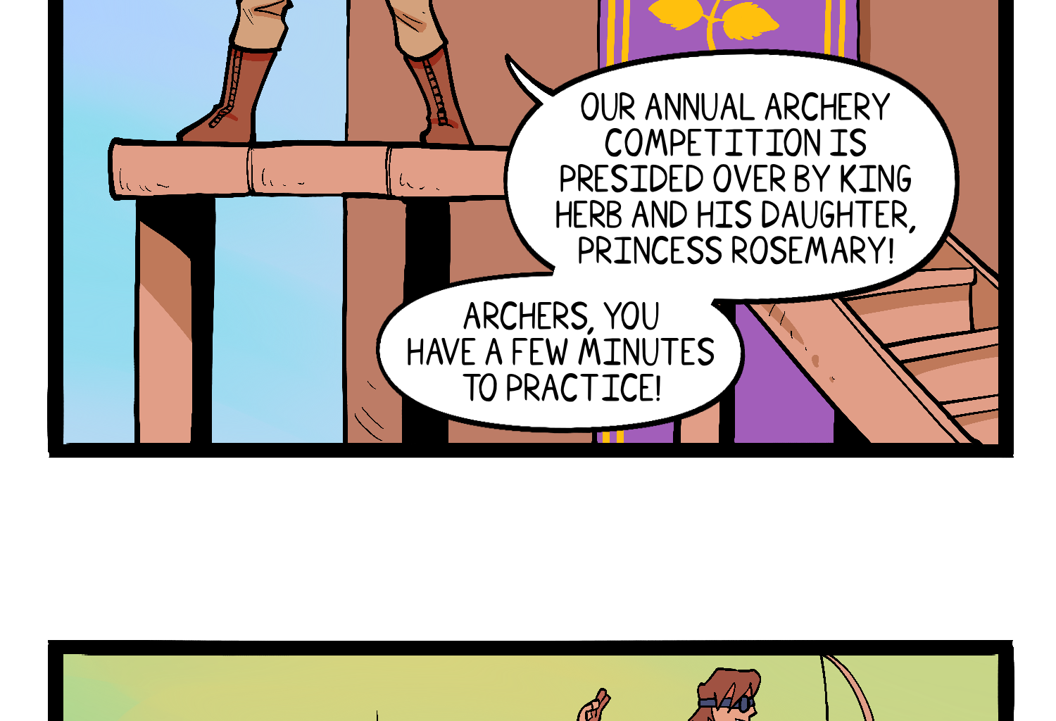 Gobbomancers! - Episode 44, Page 1: The Archer