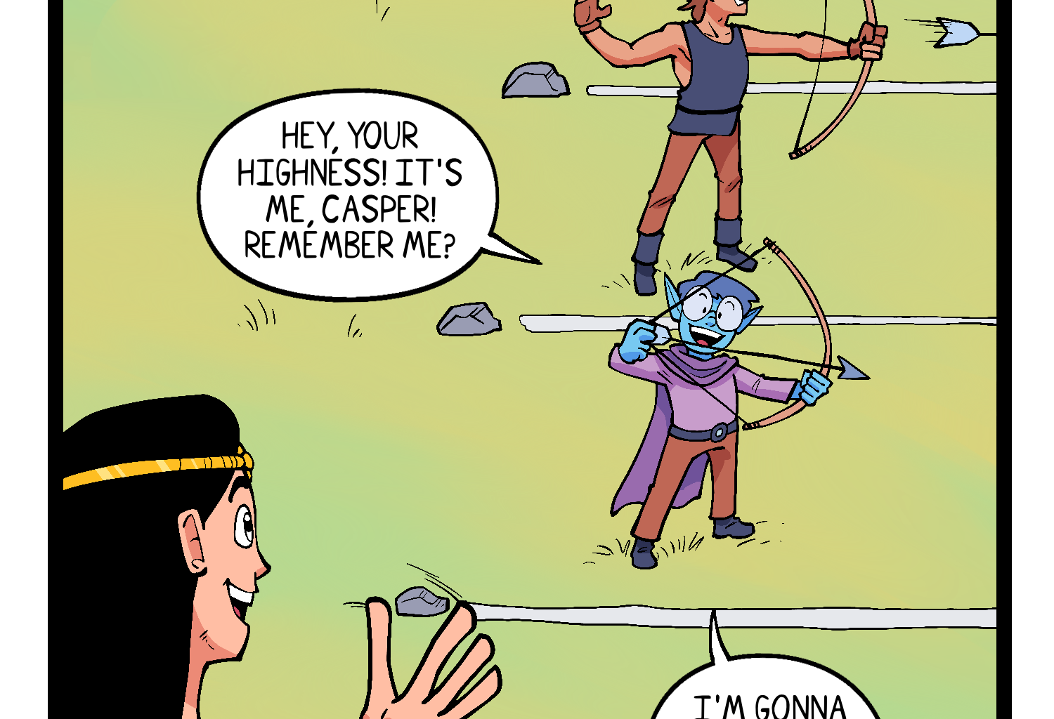 Gobbomancers! - Episode 44, Page 1: The Archer