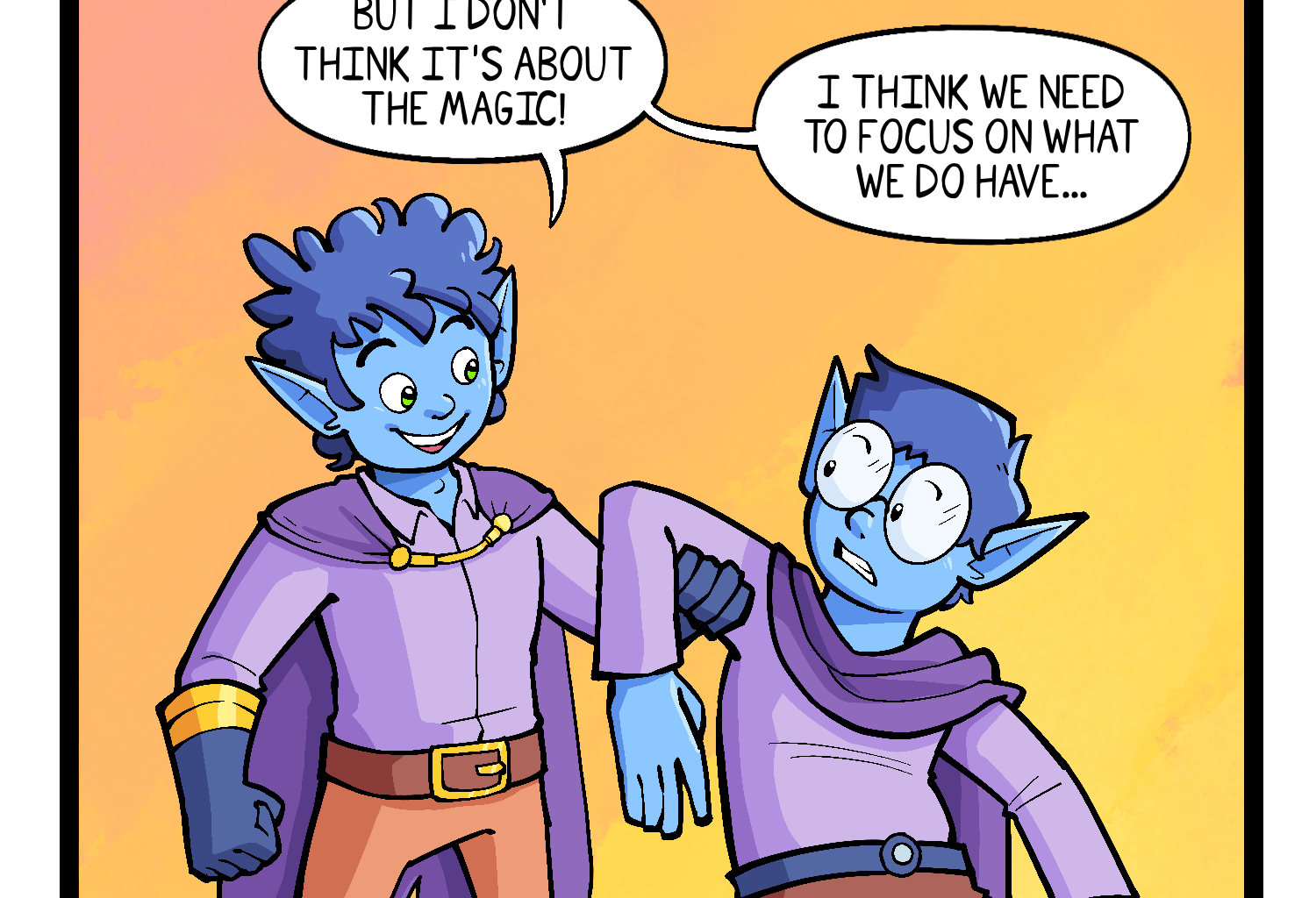 Gobbomancers! - Episode 49, Page 1: Pep Talk
