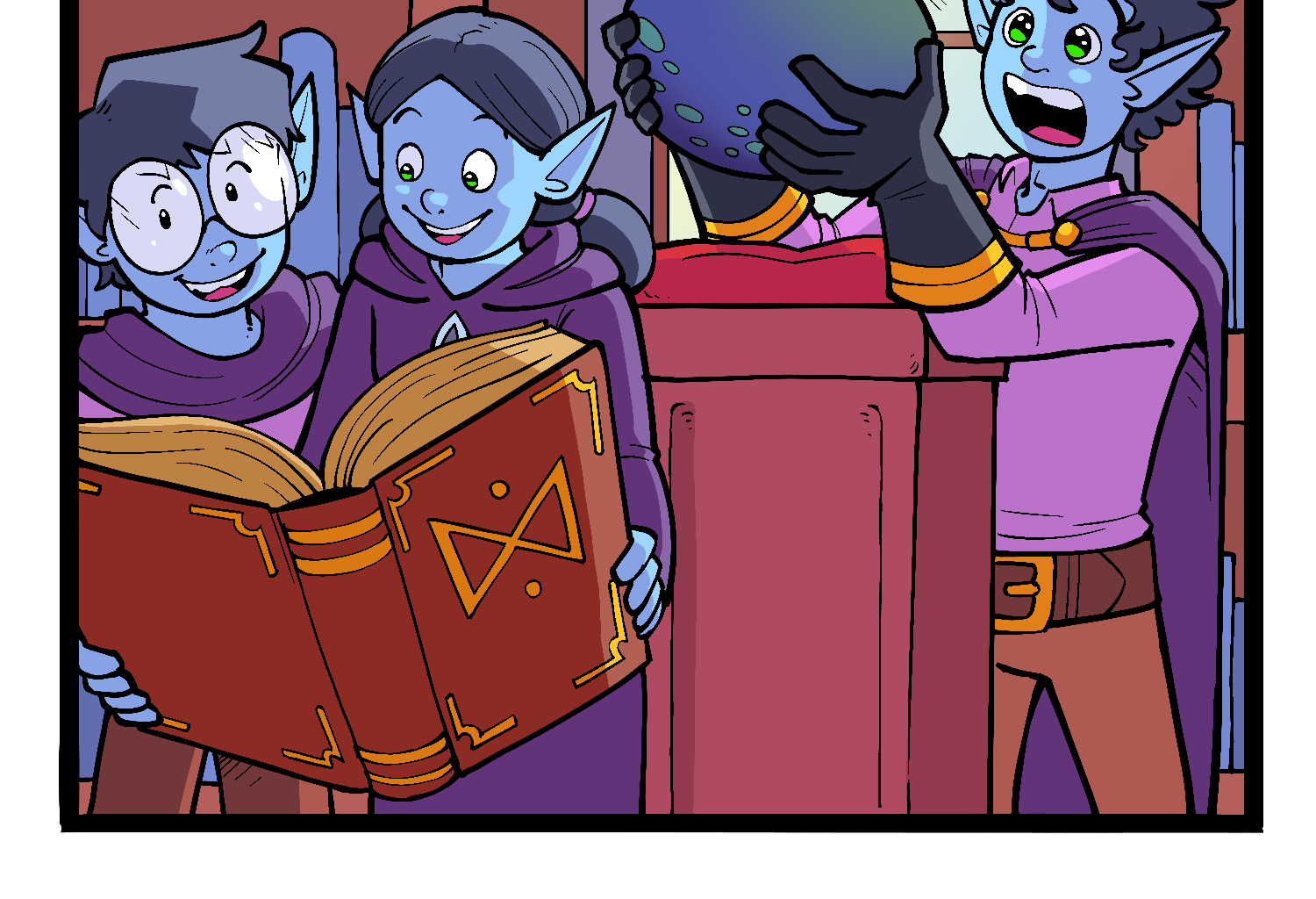 Gobbomancers! - Episode 52, Page 1: Pebble For Your Thoughts