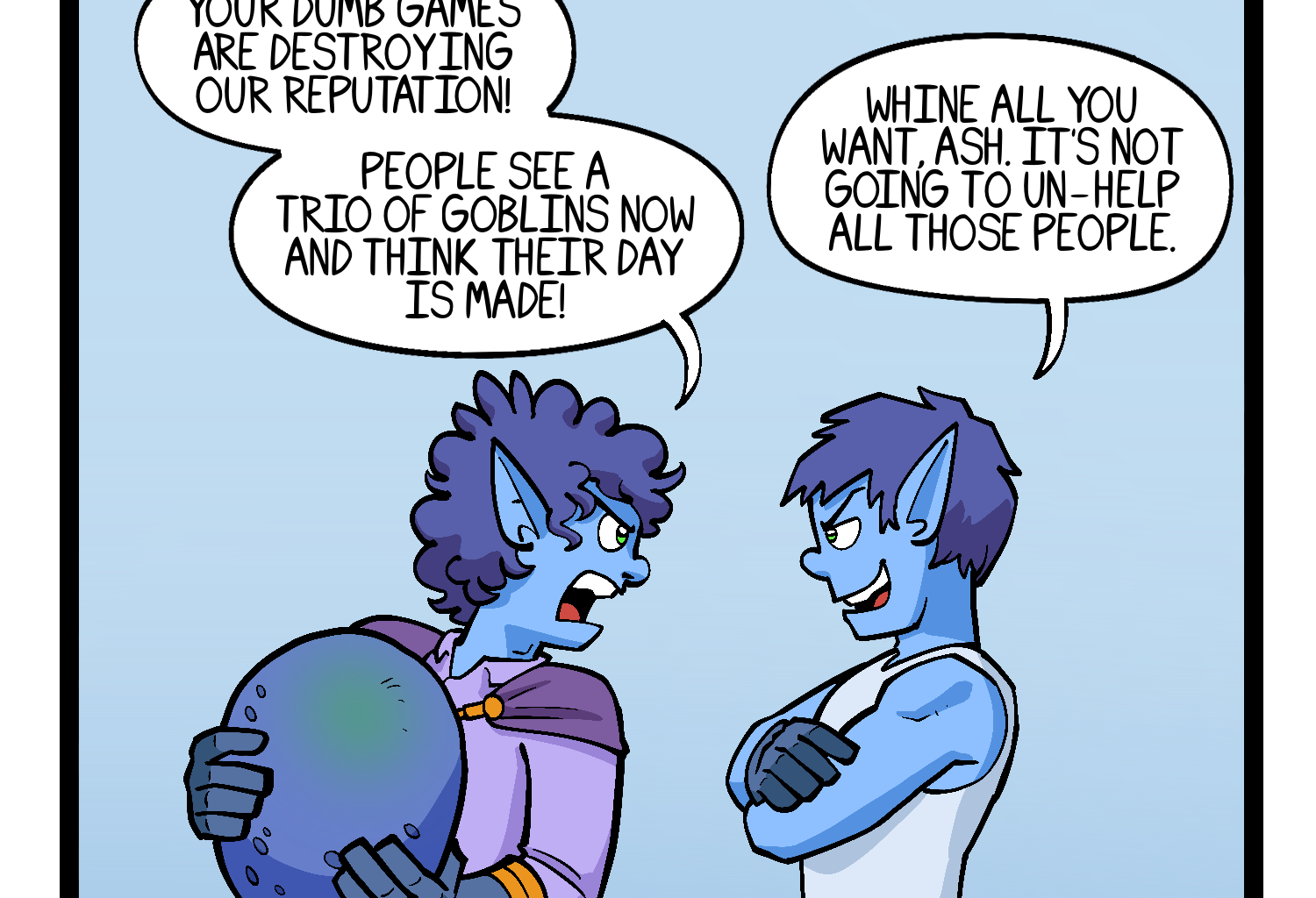 Gobbomancers! - Episode 53, Page 1: Grandma's Little Helper