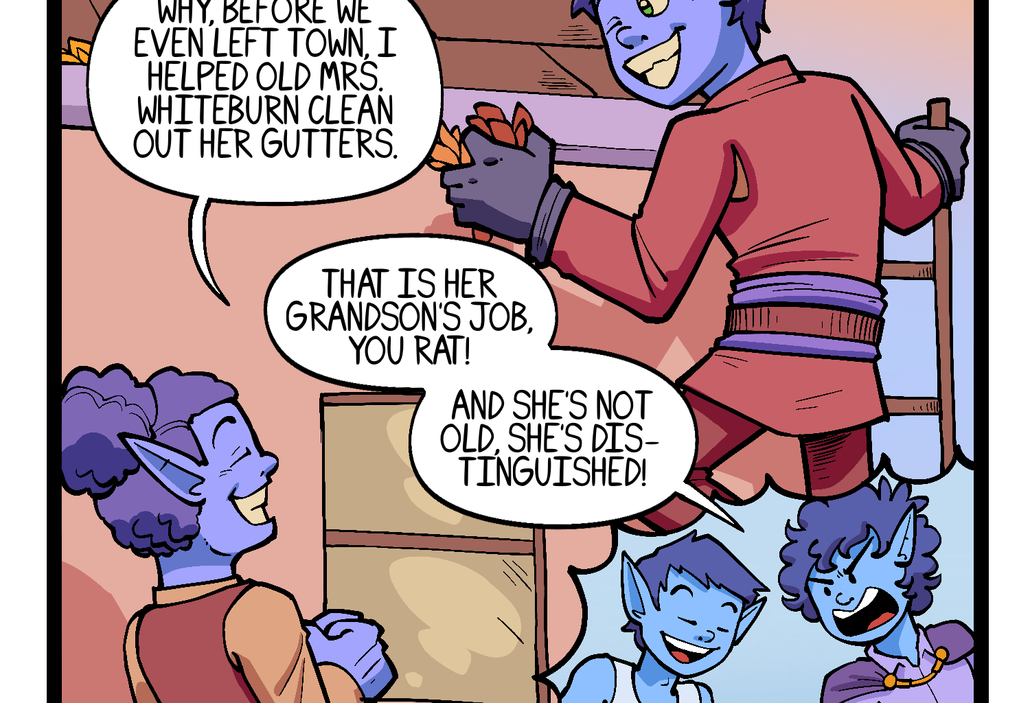 Gobbomancers! - Episode 53, Page 1: Grandma's Little Helper