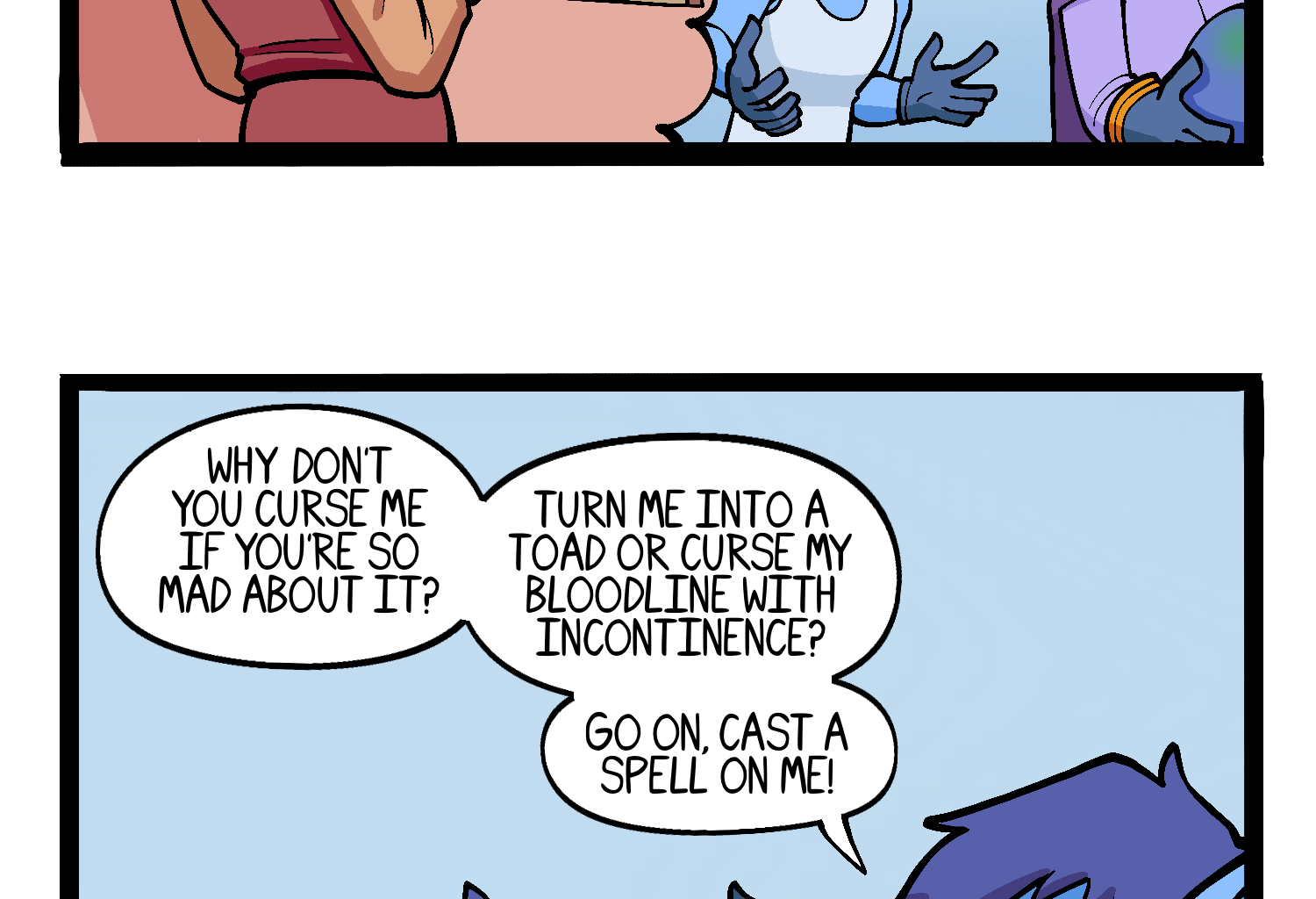 Gobbomancers! - Episode 53, Page 1: Grandma's Little Helper