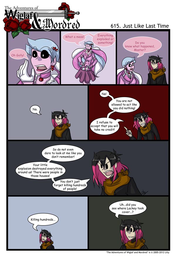 The Adventures of Wiglaf and Mordred (Classic) - Episode 615, Page 1: 2012-01-04