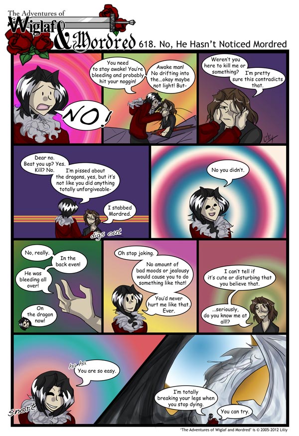 The Adventures of Wiglaf and Mordred (Classic) - Episode 618, Page 1: 2012-01-13