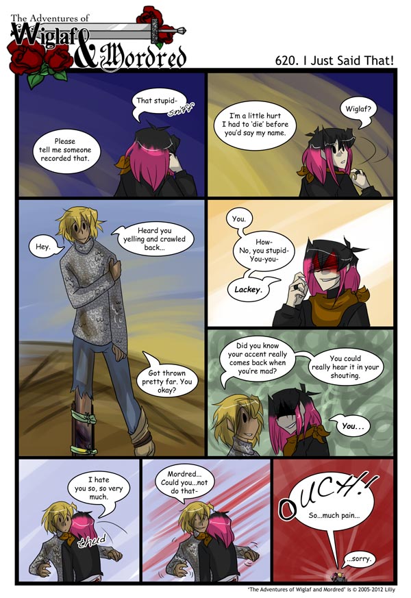 The Adventures of Wiglaf and Mordred (Classic) - Episode 620, Page 1: 2012-01-18