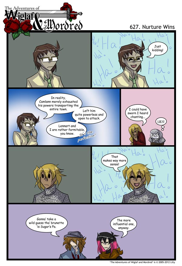 The Adventures of Wiglaf and Mordred (Classic) - Episode 627, Page 1: 2012-02-03