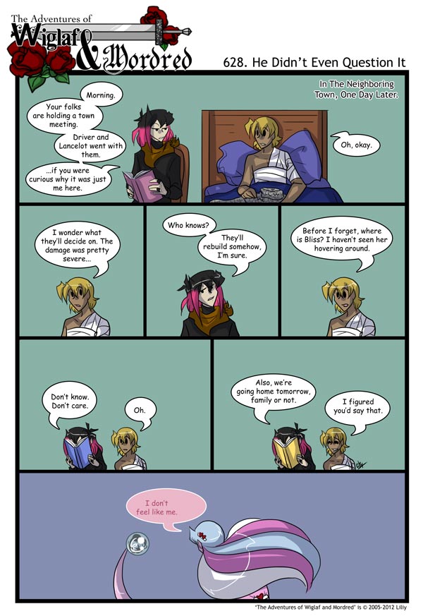 The Adventures of Wiglaf and Mordred (Classic) - Episode 628, Page 1: 2012-02-05