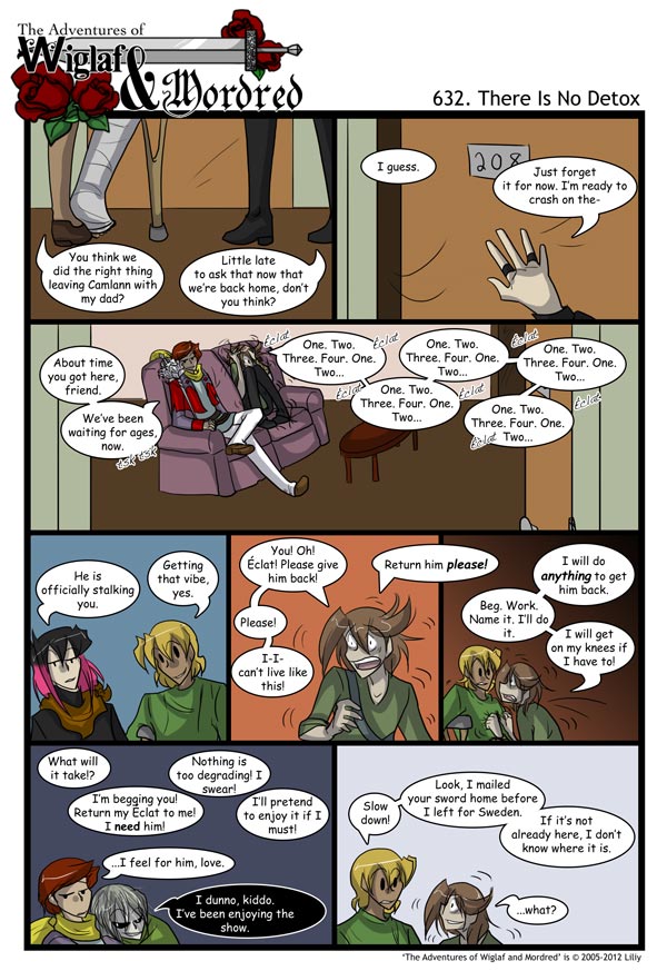 The Adventures of Wiglaf and Mordred (Classic) - Episode 632, Page 1: 2012-02-17