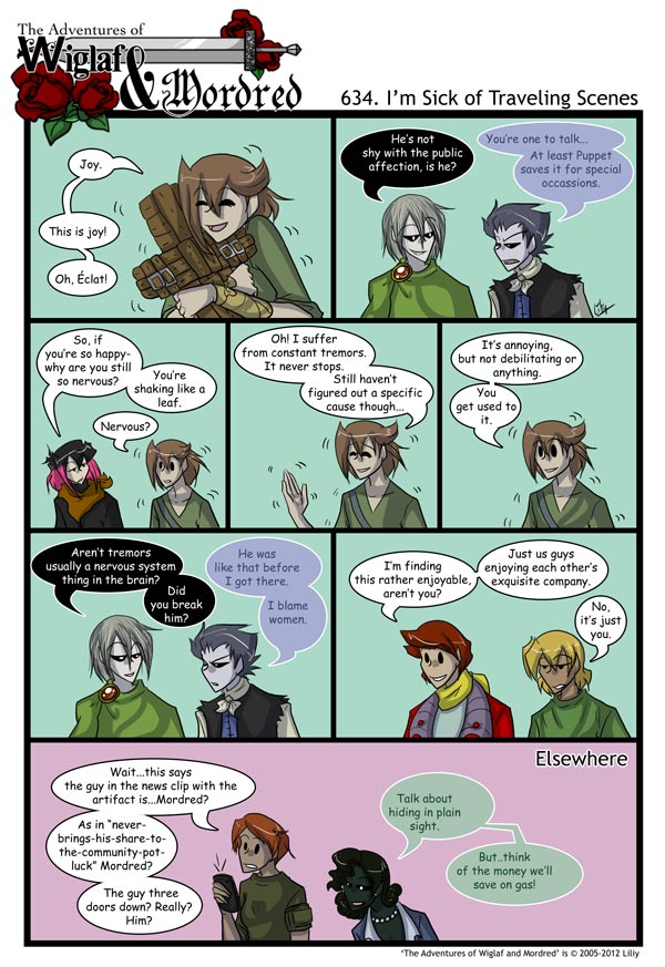 The Adventures of Wiglaf and Mordred (Classic) - Episode 634, Page 1: 2012-02-24