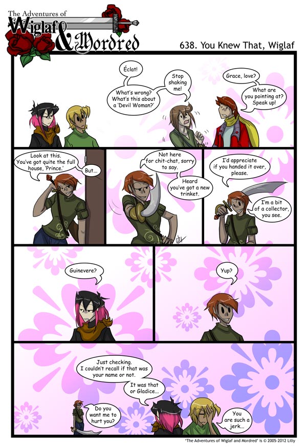 The Adventures of Wiglaf and Mordred (Classic) - Episode 638, Page 1: 2012-03-04