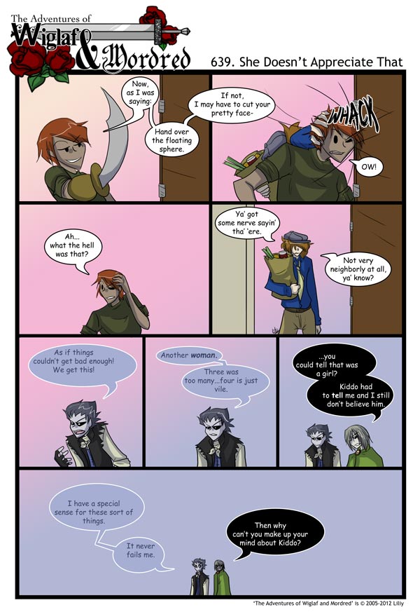 The Adventures of Wiglaf and Mordred (Classic) - Episode 639, Page 1: 2012-03-07