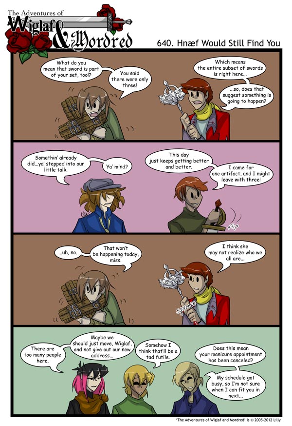 The Adventures of Wiglaf and Mordred (Classic) - Episode 640, Page 1: 2012-03-11