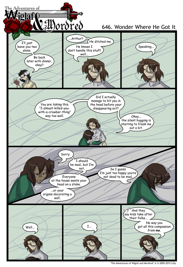 The Adventures of Wiglaf and Mordred (Classic) - Episode 646, Page 1: 2012-03-28