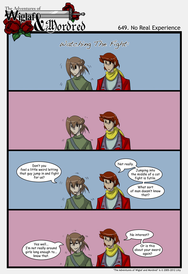 The Adventures of Wiglaf and Mordred (Classic) - Episode 649, Page 1: 2012-04-06